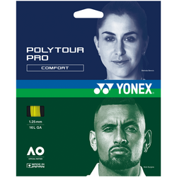 Yonex Racordaj Tenis Poly Tour Pro, lungime 12 m Galben