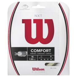 Wilson Racordaj Tenis NXT Comfort 16 Grosime 1.3, lungime 12.2 m Alb