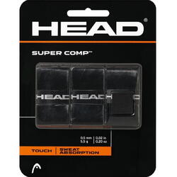 Head Overgrip Super Comp Negru 3 set