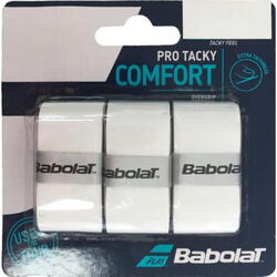 Babolat Pro Tacky x3 White  Alb set 3