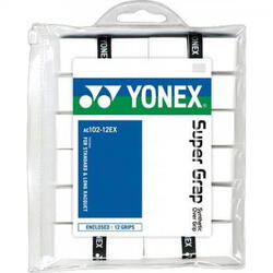 Overgrip Yonex X SUPER GRAP, culoare Alb, set 12