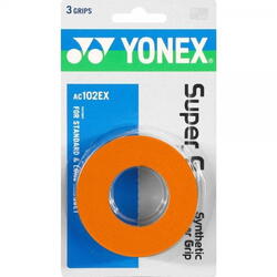 Overgrip Yonex X SUPER GRAP, culoare Portocaliu, set 3