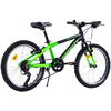 Bicicleta Pegas Mini Drumet 20 inch, MTB copii, Negru/Verde