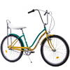 Pegas Bicicleta Strada 2, 26 inch, cadru aluminiu, aurius/verde