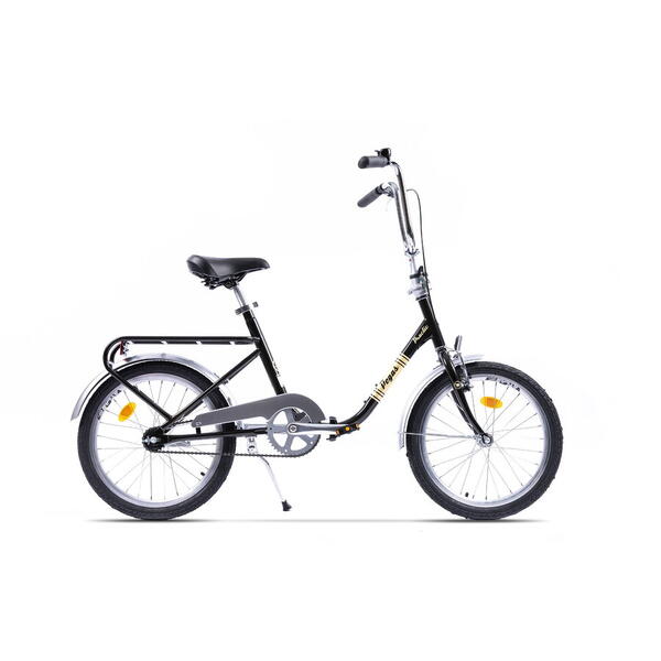 Pegas Bicicleta pliabila Practic Retro 20 inch, cadru otel, 1S, Negru