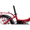 Pegas Bicicleta Camping 20 inch, Aluminiu 3S Rosu Alb