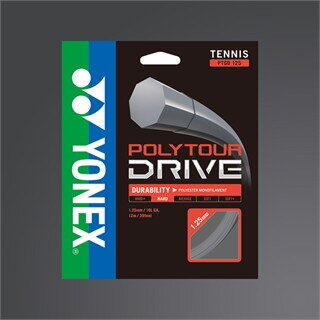 Yonex Racordaj Tenis Poly Tour Drive, lungime 12 m, Gri