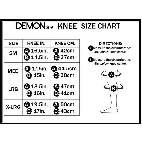 Demon Hyper Comb Knee Pads LRG