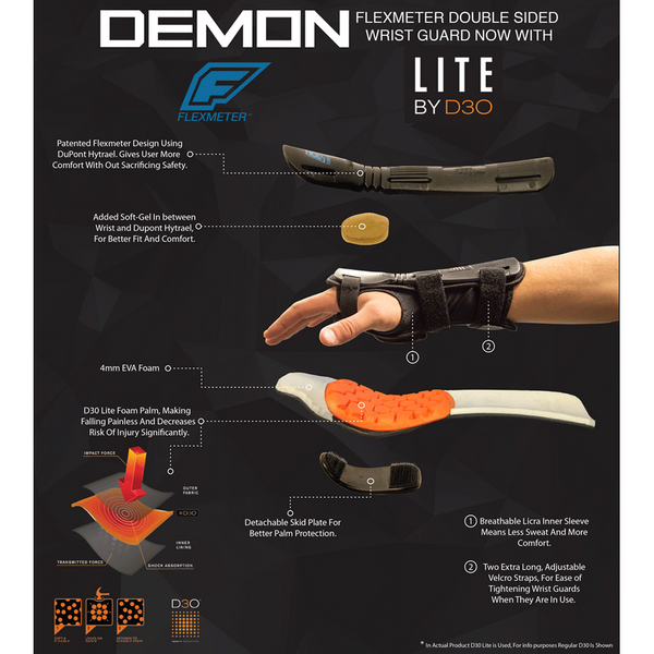 Demon Manusi protectie Flexmeter Double Sided Wristguard Glove XL