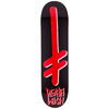 Placa Skate Deathwish Gang Logo Blk/Red Deck 8.0~