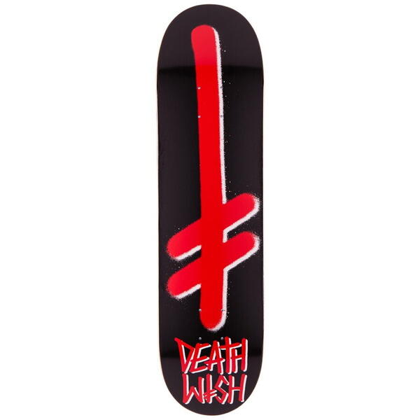 Placa Skate Deathwish Gang Logo Blk/Red Deck 8.0~