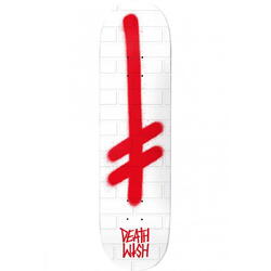 Placa Skate Deathwish Gang Logo WHT Bricks Deck 8.25~