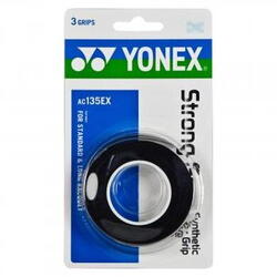 Overgrip Yonex Strong Grap AC135EX, set 3 bucati, culoare negru