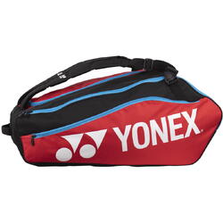 Geanta Tenis Yonex 1222 Club Line Racquet Bag (12 Rachete), Culoare Negru/Rosu