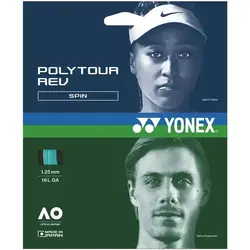 Yonex Racordaj Tenis Poly Tour REV Mint, lungime 12 m, Albastru