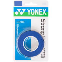 Overgrip Yonex Strong Grap AC135EX, set 3 bucati, culoare albastru/oriental blue