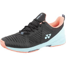 Pantofi tenis zgura Yonex SONICAGE 3 CLAY MEN, culoare black/sky blue (negru/albastru)
